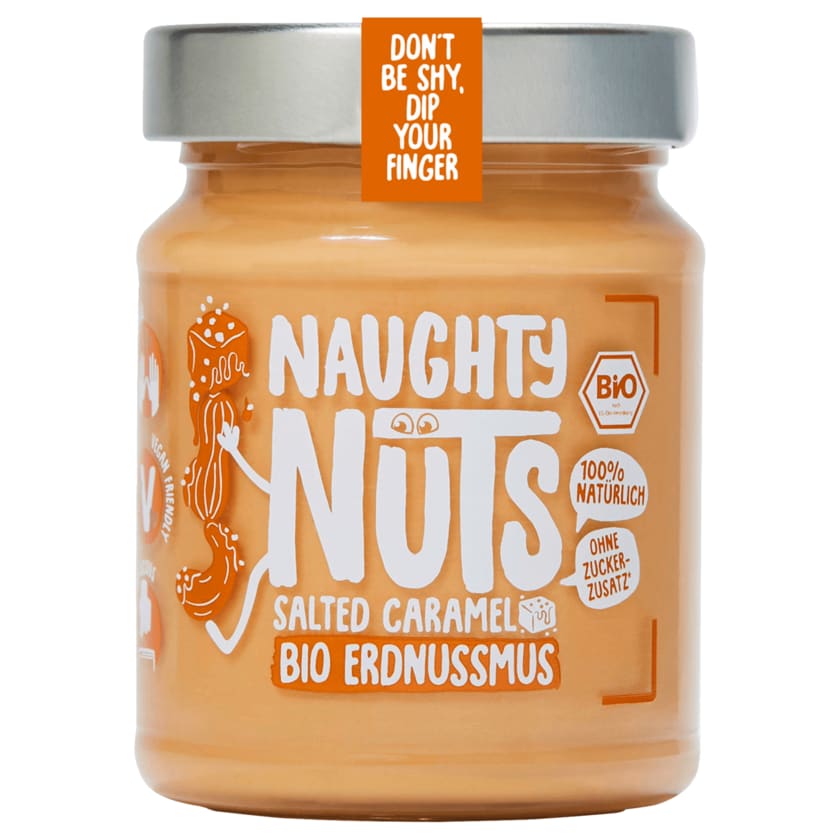 Naughty Nuts Bio Erdnussmus Salted Caramel 250g